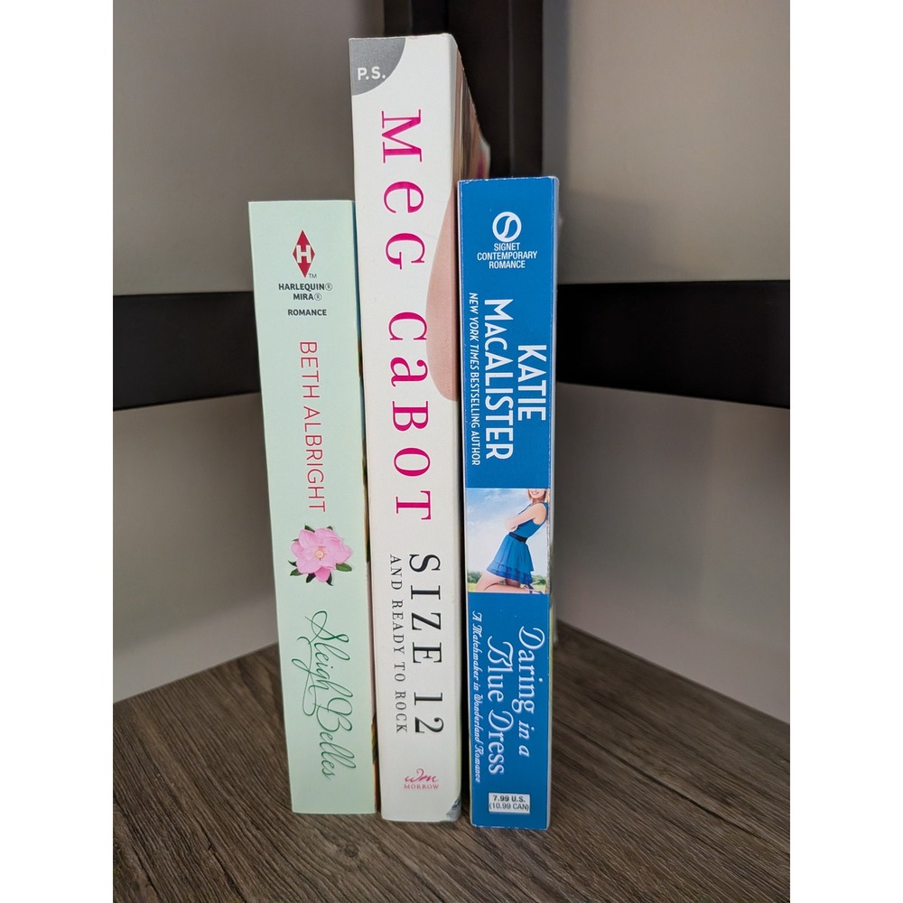 Romantic Comedy Book Lot 4 Books Meg Cabot Susan Donovan Beth Albright
